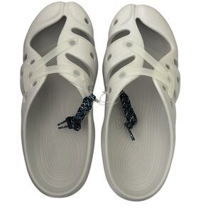 Keen unisex Yogeez Vapor Star White Slip-On Clog Sandals